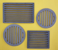 Cast Iron Grate round Grid All Sizes Grating Fireplace Furnace Stove 1A Quality