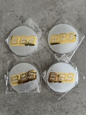 4x Stickers BBS Wheel Cap