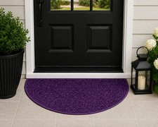 PURPLE HALF MOON RUG 77CM X