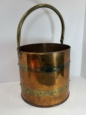 Vtg Brass & Copper Riveted