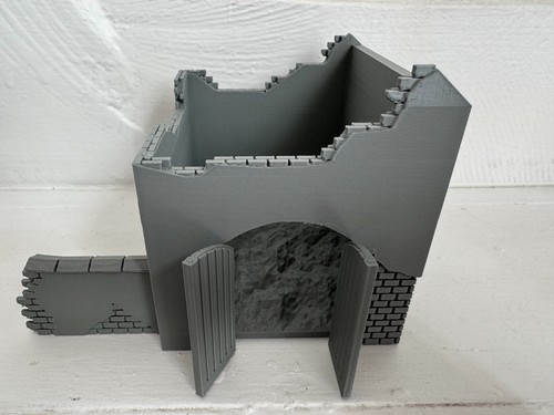 28mm destroyed stone grain - destroyed,