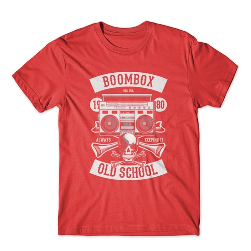 Boombox old school shirt - ,