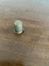 Antique Brass Thimble with
