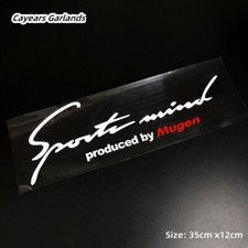 White Red Mugen Racing Car