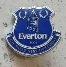 Everton FC Official Blue and White Club Crest Pin Badge - Great Gift idea!