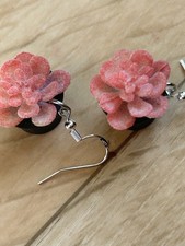 Unusual Plant Pot Earrings 925