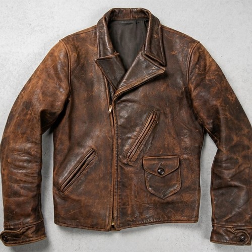 1930s style distressed cowhide - 1930s,