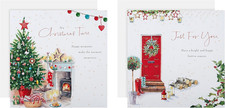 Hallmark Multipack Christmas Cards, Charity Cards, Pack of 16 in 2 Classic Lucy 