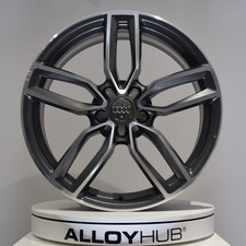 GENUINE AUDI S3/RS3/A3 8V POLISH/GREY SPOKE 19" INCH SINGLE/SPARE ALLOY WHEEL X1