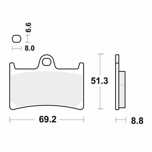 Trw brake pads - pads, standard