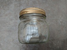 Vintage Small Kilner Dual Purpose Jar Original with Metal Seal/Lid 1lb 500ml