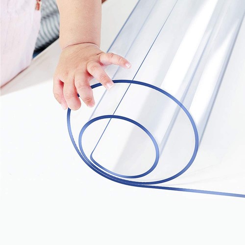 Clear pvc office desk - clear,