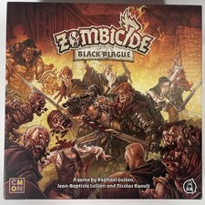 CMON Limited Zombicide: Black Plague Board Game Complete - Rare Good Condition
