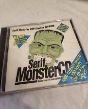 Retro 90s CD-ROM Software Serif Monster Cd Clip-art, Fonts Etc