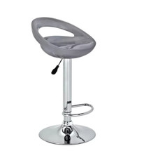 Ottawa Gas Lift Bar Stool - Grey | Adjustable Kitchen Counter Height Chair