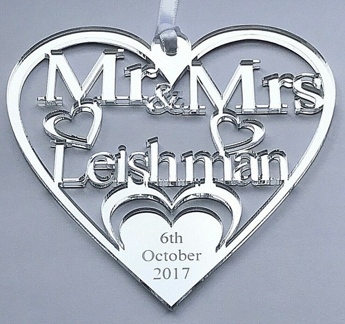Personalised wedding mrs - mr,