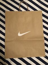 NIKE Empty Gift Paper Bag Large Brown Size 48c40x17cm Approximately