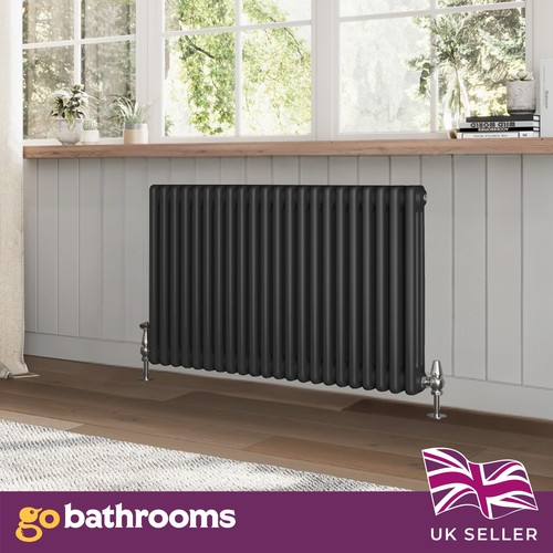Black horizontal triple panel - horizontal,