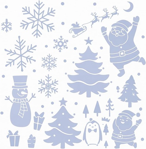 Reusable christmas window - 6,