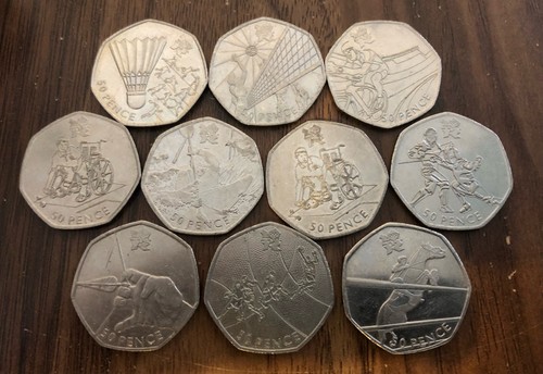 2012 london olympic 50p - 2012, coins