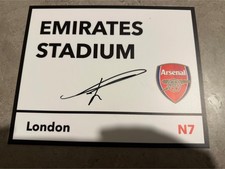 EBERECHI EZE ARSENAL SIGNED