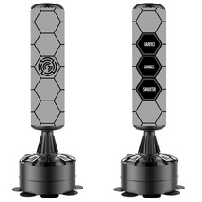 Freestanding Punching Bag with Glove Heavy Pedestal Kickboxing MMA Punch Bag