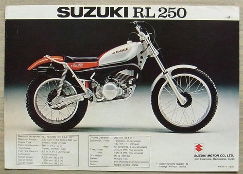 Suzuki rv50 rl250 - rv50, &