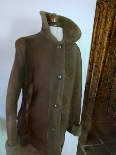Ladies sheepskin coat size - ladies,