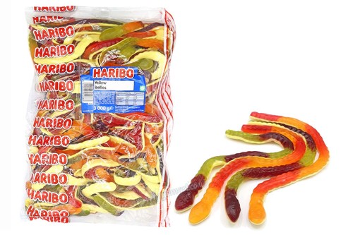 Haribo yellow bellies 3kg bulk - yellow,