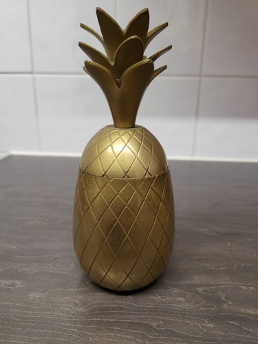 Pineapple ornament brass - pineapple,