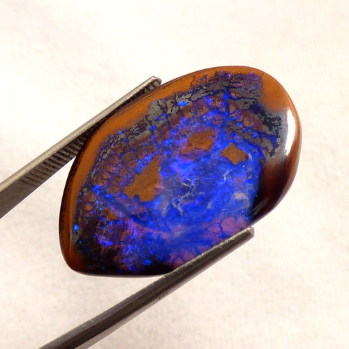 Boulder opal cabochon freeform - opal,