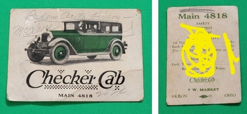 Vintage checker taxi - vintage,