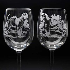 Schnauzer Dog Crystal Wine