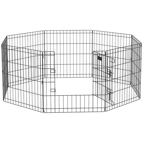 Pet playpen black steel - pet,