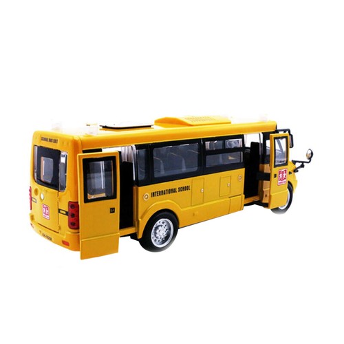 Pull back diecast school - diecast, bus