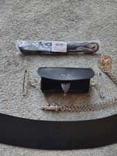 Cross Belt Black Leather 