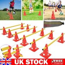 Pet Agility Training Hurdle Cone Set Agility Poles Dog Speed Training Equipment