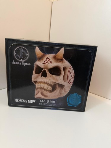 Nemesis now 666 skull and - nemesis,