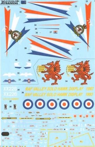Xtradecal 32nd bae - bae, hawk
