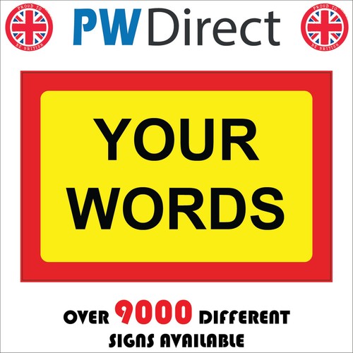 Sign your words - sign, bespoke