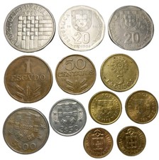 Portugal Coins Lot Of 12