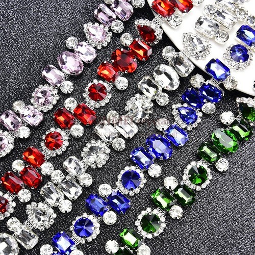 90cm rhinestone chain trim - 90cm,