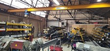 Overhead Gantry Crane SWL 2T ABUS 12m span with floor mounted steelwork - Yaplex