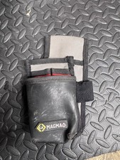 CK Magma Screwdriver Tool Pouch Phone Pocket Bag Black Leather