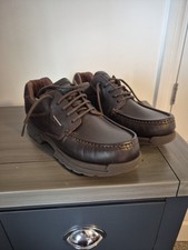 Mens Vintage Kickers Brown Leather Shoes Lace Up Size 10.5 UK New Never Worn