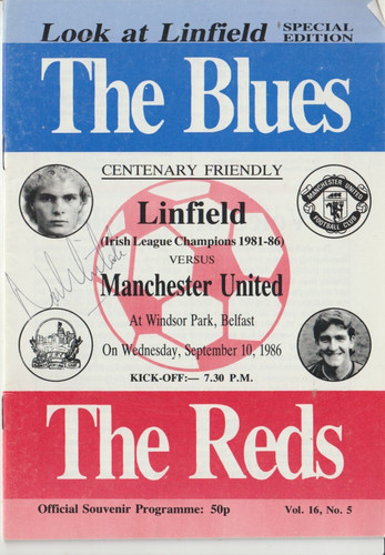 Manchester united linfield - manchester,
