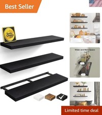 Rustic Floating Wall Shelves