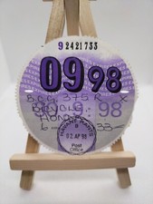 HONDA MOTORBIKE Stamped 1998