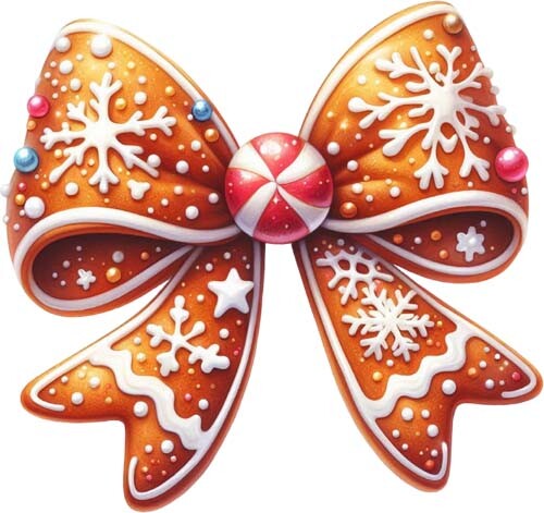 Christmas coquette bow wall - coquette,