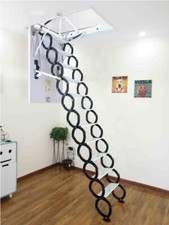 Black loft wall - ladder, stairs